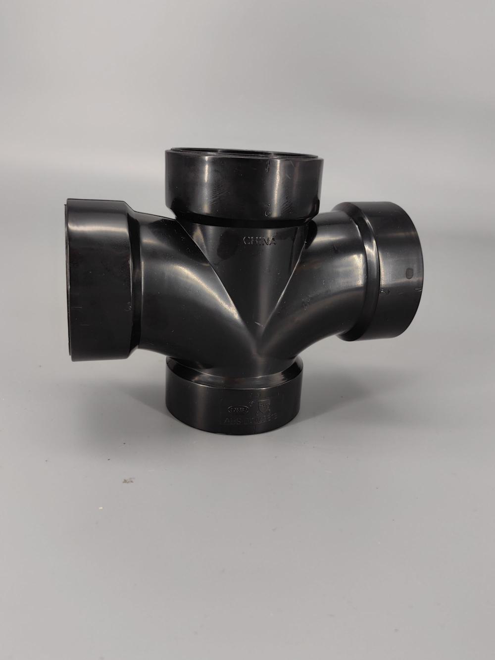 ABS fittings 2X2X2X2 inch DOUBLE SANITARY TEE REDUCING