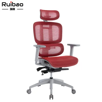 Ergonomic Office Chair with Headrest and Autonomous Ergonomics
