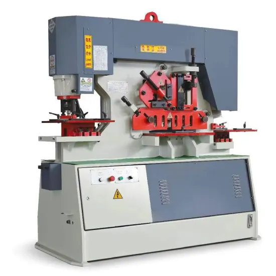 Hydraulic Ironworker: Multi-Function Steel Cutting, Punching, and Shearing Machine