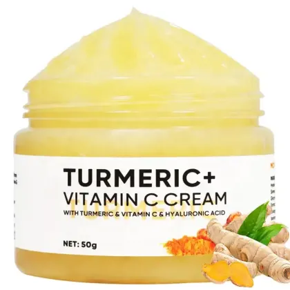 Whitening Moisturizing Facial Cream with Turmeric: Effective for Dark Spot Removal and Brightening