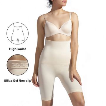 Wholesale Plus Size Bike Shorts with Tummy Control and Anti-Slip Silicone Waist