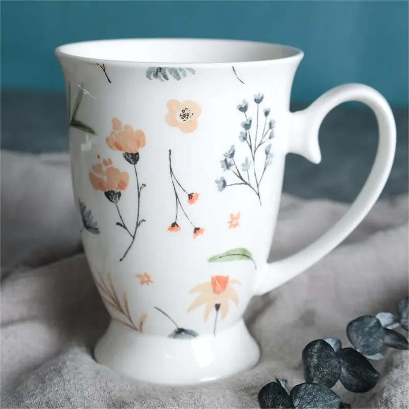 Luxury Floral Porcelain Dinner Set