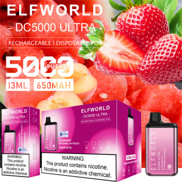 5000 Puffs Disposable E Cigarette Vaporizer Pen