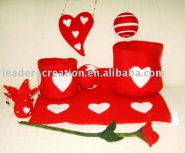 christmas wool decoration