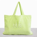 beach towel bag cotton towel tote bag