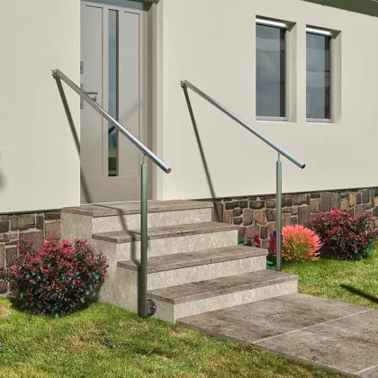 Simple Design Stainless Steel Foyer Handrail Railings