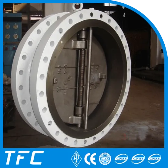 API 594 double flange dual plate check valve