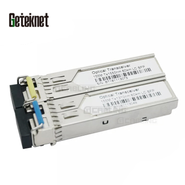Transceiver światłowodowy 1310/1550nm LC SMF Duplex SFP moduł SFP