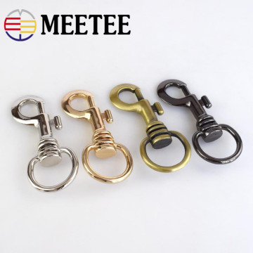 4pc 24mm Metal Bags Hardware Accessories Swivel Lobster Clasps Buckles for Handbag Strap Belt Dog Collar Clasp DIY Leather Craft