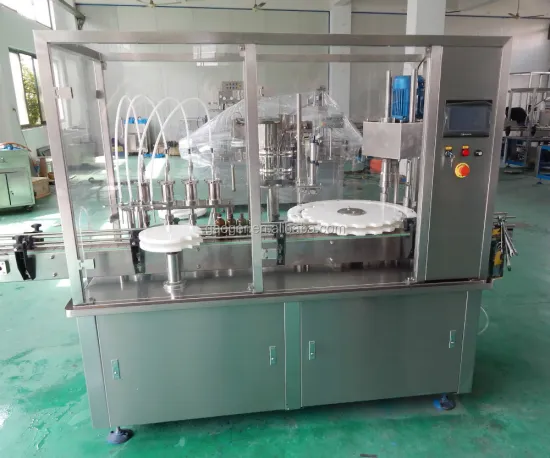 Automatic Glass Bottle Liquid Filling Capping Machine