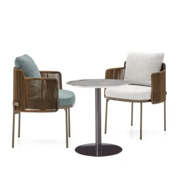 luxury outdoor furniture rope dining chair