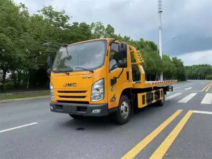 JMC 4x2 4Tons Tilt Tray Flatbed Towing Ttruck