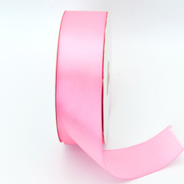 Dyeing Color Single Sided Soft Satin Ribbon 100% Polyester Silver Gray for Gift Wrapping