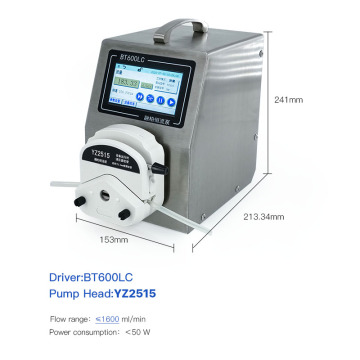 Intelligent Laboratory BT600LC Peristaltic Pump with Touch Screen for Quantitative Filling