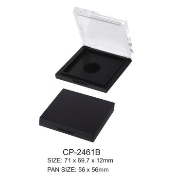 Compacto quadrado cosmético com tampa transparente CP-2461b