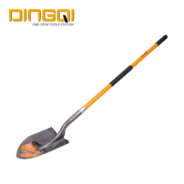 DingQi Professional Carbon Steel Shovel with Handle