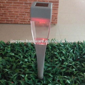 seven color changed plastic solar light garden