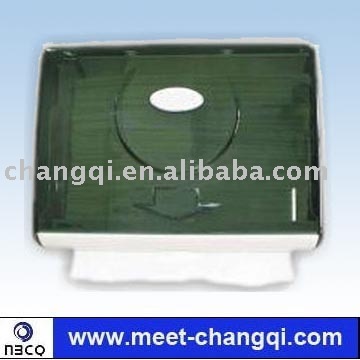 Plastic_folded_wall-mounted_auto cut paper towel dispenser