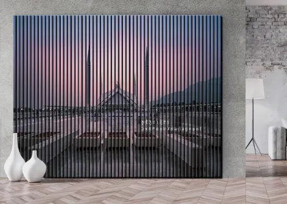 Printed Sound Proof slat Wall Panels