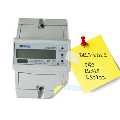 5+2 LCD display power meters for energy solar