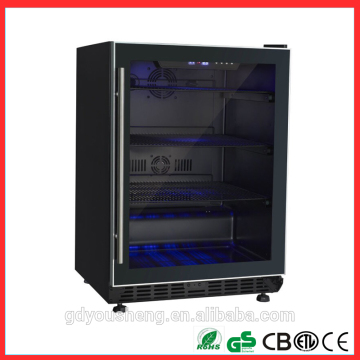 110 cans beer cabinet built-in fridge display beveage cooler