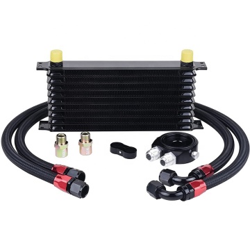 Kit di radiatore olio in lega di alluminio a trasmissione del motore