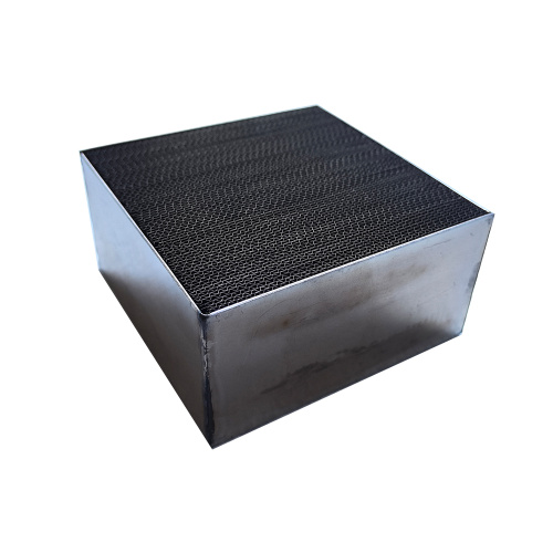 Square Metal Catalytic Converters Metal Honeycomb Substrate for Catalytic Converter Supplier