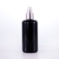 200ml Round Shoulder Black Lotion Glass Bottle