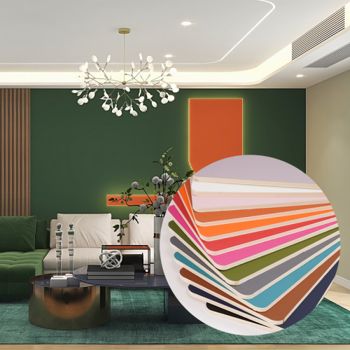 Ánh sáng hiện đại sang trọng sơn tường PVC Panel Co-Extrusion Veneer Panel trang trí tường trang trí