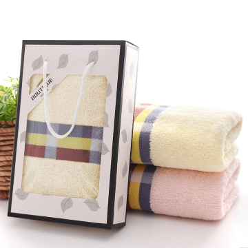 Customized Logo Cotton Hand & Face Towels - Wholesale Gift Boxes
