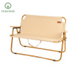 big camping chair Double Folding Camp Beach Chair with Removable Umbrella Supplier