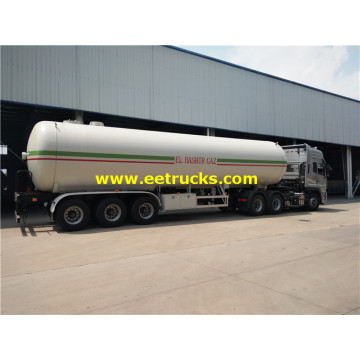 55m3 Tri-trục ASME LPG Tank Trailers