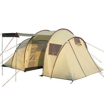 Family Camping Tent for 4-6 Persons - Large Space with 2 Bedrooms and Living Room