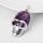 Semi Precious Stone Amethyst skull Gemstone Jewelry Pendant