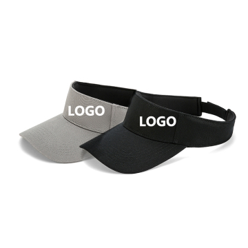 Wholesale Custom Logo Sublimation Outdoor Adjustable Sun Cap Visor Hats