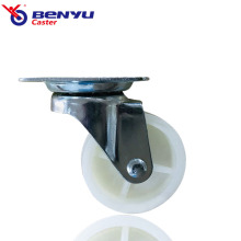 White PP Nylon Swivel Casters for Electrical Appliances