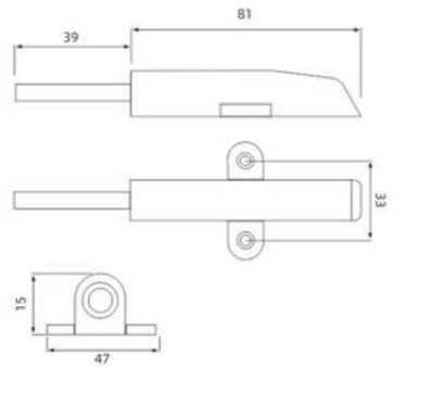 push to open cabinet door hardware