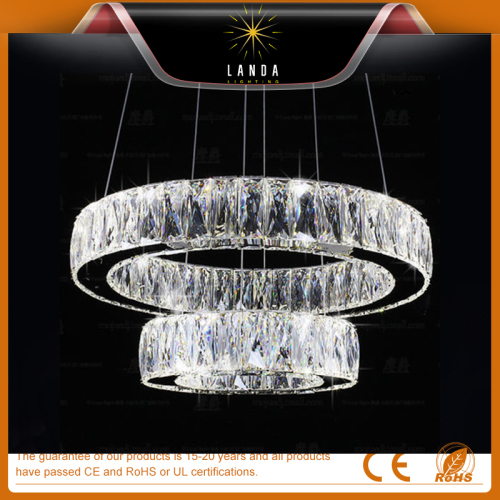 Contemporary Modern LED Crystal Pendant Light