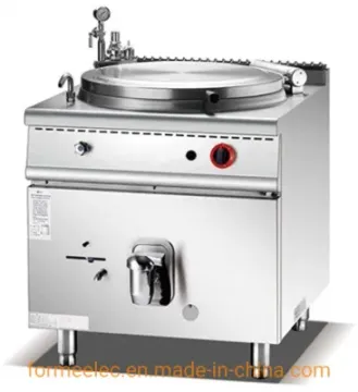 Gas Combination Oven 80L Gas Braiser Pan Gas Tilting Braising Pan