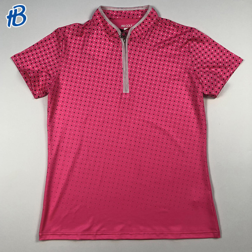 Custom Logo Unisex Pink Polo Shirts