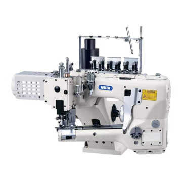 Direct drive 4-Needle 6-Thread Feed-off-the-Arm Flat Seamer Machine