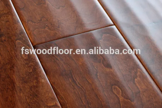 high quality hand scraped maple hardwood flooring