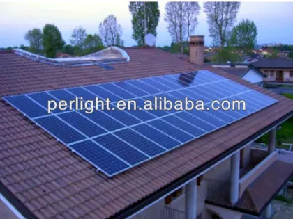 Poly 250W Solar panel LED panel pump system aluminum panel for home on sale