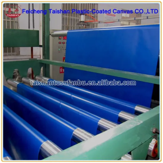Heavy duty PVC vinyl coated polyester canvas fabric tarp truck tarp fabric