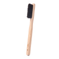 Pro Nylon Detail Brush Foam Pad Cleaning Brush Set of 6, Car Nylon Detailing Brush - Easy Reach Wheel Rim Interior - Long Wood H