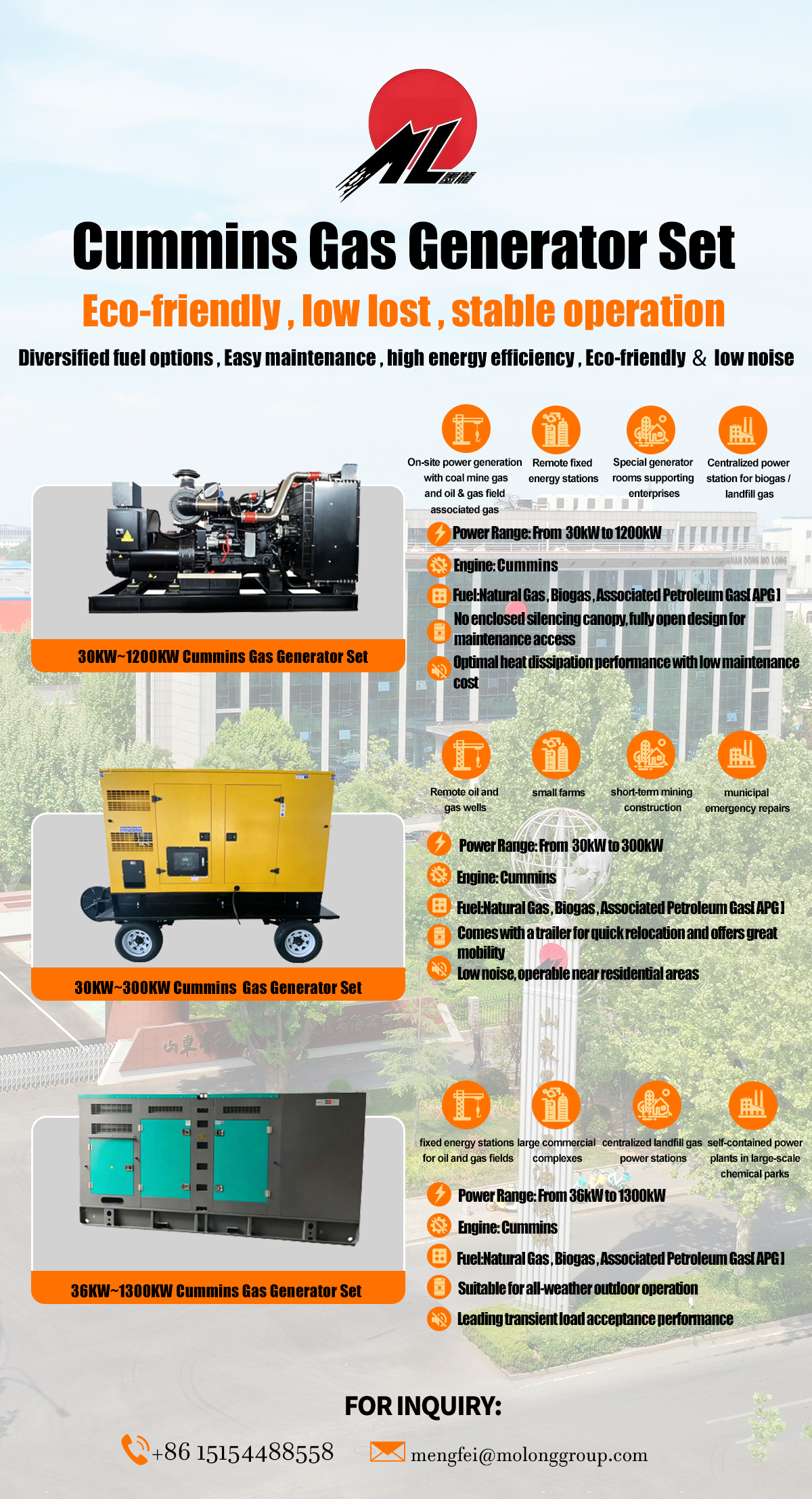 CUMMINS Gas Generator Sets