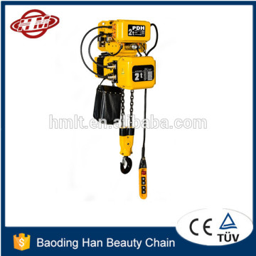single speed PDH 5 ton electric chain hoist with trolley