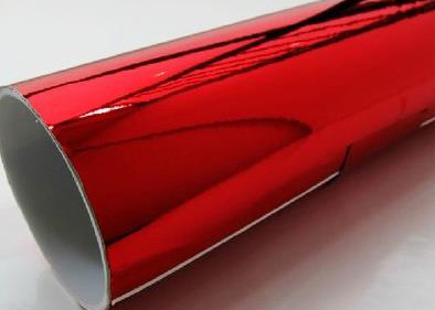 Red Chrome Mirror Wrap Film