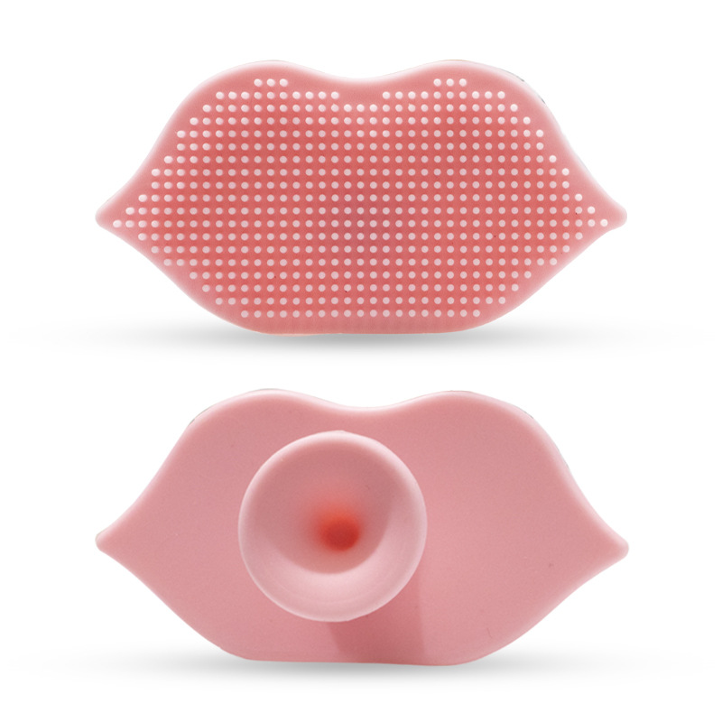 Cute Lip Silicone Scrubber Cleansing Brush Face Brush2