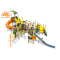 Outdoor HPL Muti-functional Structure Slide For Children